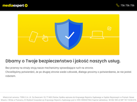 'mediaexpert.pl' screenshot