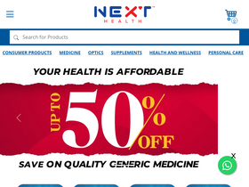 'nexthealth.pk' screenshot
