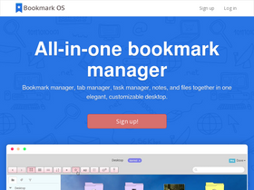 'bookmarkos.com' screenshot