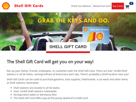 'buyshellgiftcards.com' screenshot