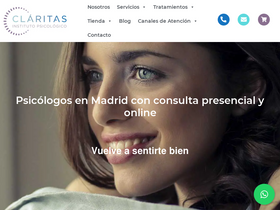 'institutoclaritas.com' screenshot