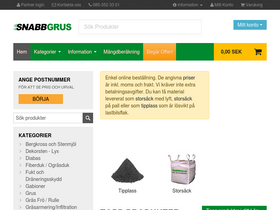 'snabbgrus.se' screenshot