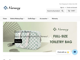 Narwey homepage screenshot