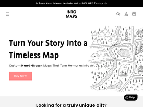 intomaps.com homepage screenshot