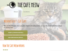 'thecafemeow.com' screenshot