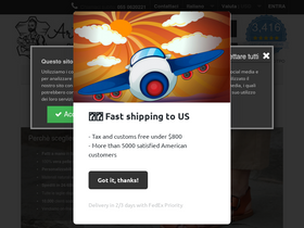 'artigianodelcuo.io' screenshot
