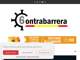 'contrabarrera6.es' screenshot