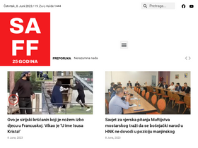 'saff.ba' screenshot