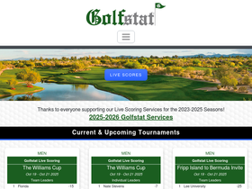 'golfstat.com' screenshot