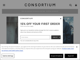 'consortium.co.uk' screenshot