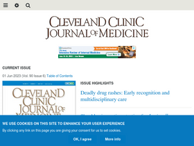 'ccjm.org' screenshot