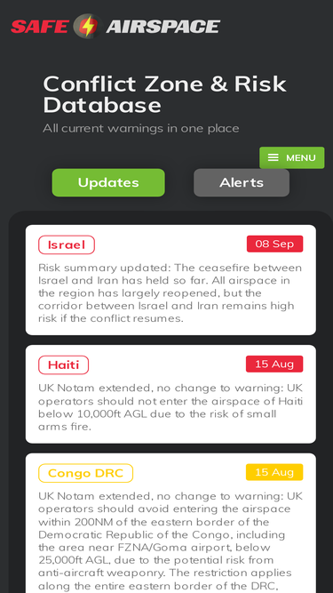 safeairspace.net