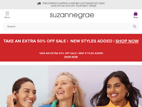 'suzannegrae.com.au' screenshot