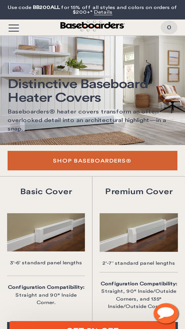 baseboardheatercovers.com