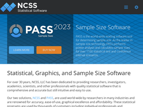 'ncss.com' screenshot