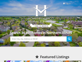 'homesbymarco.com' screenshot