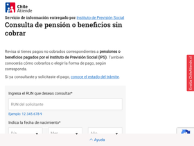 'bonospendientes.cl' screenshot