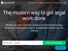 'upcounsel.com' screenshot