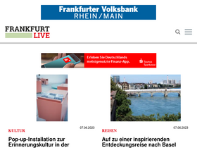 'frankfurt-live.com' screenshot