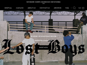 'lostboysarchives.com' screenshot