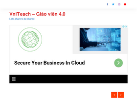 'vniteach.com' screenshot