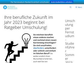 'ratgeber-umschulung.de' screenshot