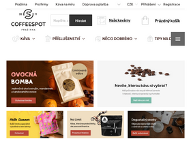 'coffeespot.cz' screenshot