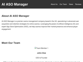 AI ASO Manager - Increase Organic Traffic to a Mobile App