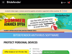 'bitdefender.in' screenshot