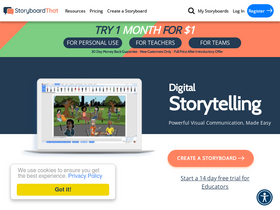'storyboardthat.com' screenshot