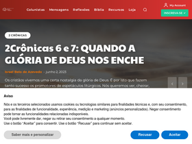 'prazerdapalavra.com.br' screenshot