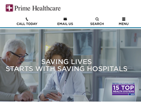 'primehealthcare.com' screenshot