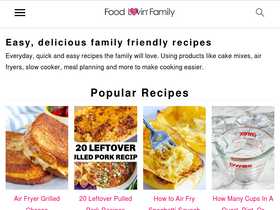 'foodlovinfamily.com' screenshot