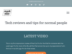 'markellisreviews.com' screenshot