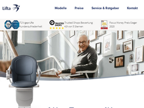 'lifta.de' screenshot