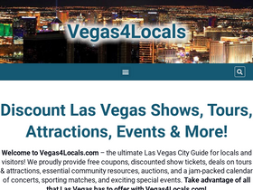 'vegas4locals.com' screenshot