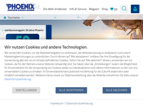 'phoenixreisen.com' screenshot