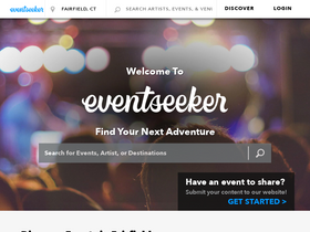 'eventseeker.com' screenshot