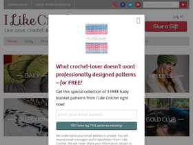 'ilikecrochet.com' screenshot