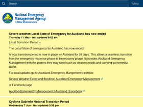 'civildefence.govt.nz' screenshot
