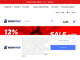 'bodypak.pl' screenshot