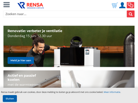 'rensa.nl' screenshot
