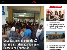 'lavozdemisiones.com' screenshot