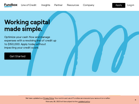 'fundbox.com' screenshot