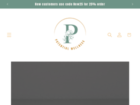yourpotentialwellness.com homepage screenshot