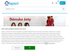 'lapert.cz' screenshot