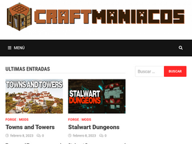 'craftmaniacos.com' screenshot