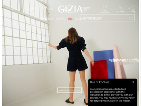 'gizia.com' screenshot