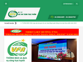 'vfa.gov.vn' screenshot