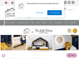 'monlitcabane.com' screenshot